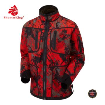 SHOOTERKING Softshell Jacke wendbar Forest Mist rot - Softshell Jacken ...
