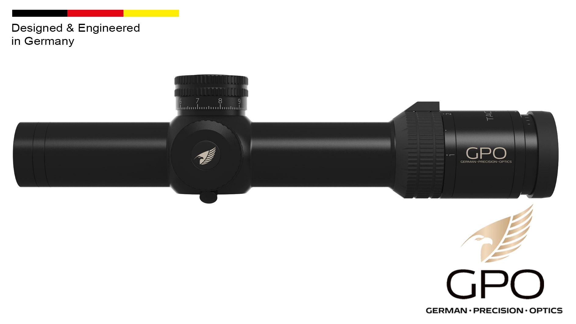 GPO Tac™ 18x24i HSi Rifle scopes AKAH