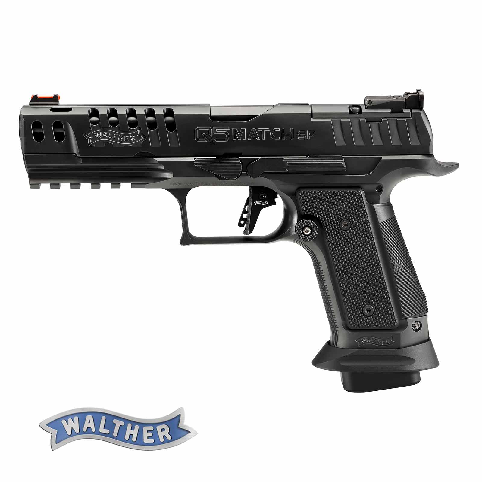 Walther Ppq Q5 Match Steel Frame Black Ribbon Pistols Akah