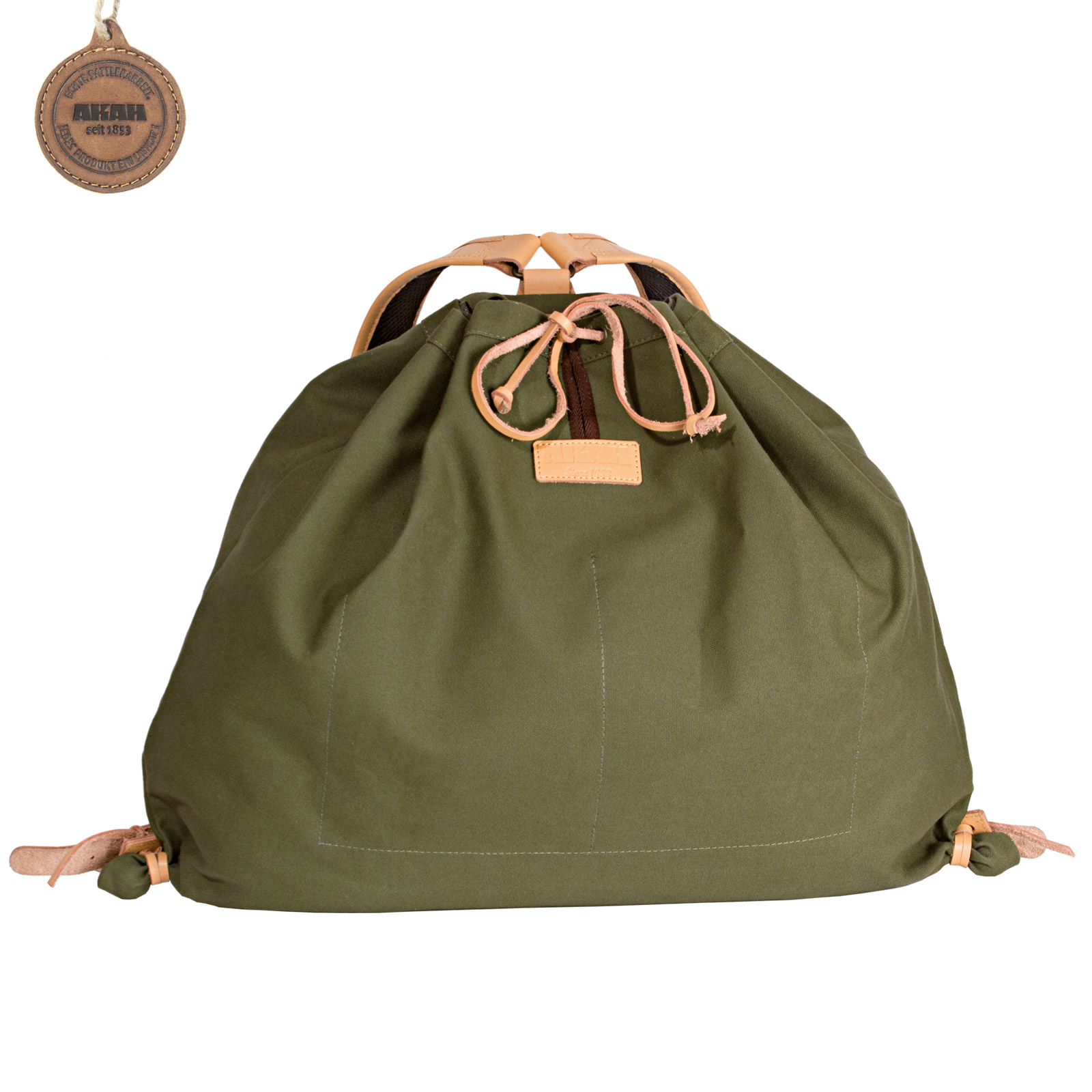 bavarian leather backpack AKAH Traditional Bavarian Roesack - Backpacks