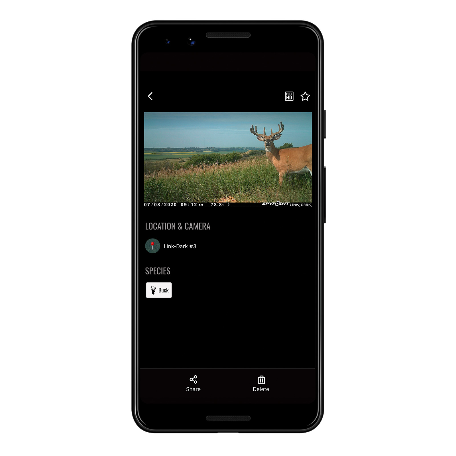 delete spypoint camera