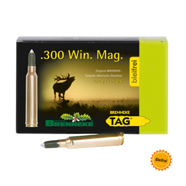 BRENNEKE .300 Win. Mag. TAG - Büchsenmunition - AKAH