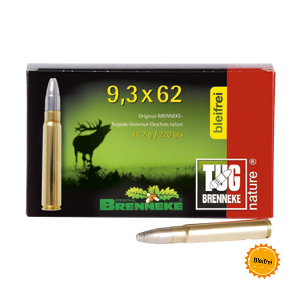 BRENNEKE .9,3x62 TUG nature+ - Büchsenmunition - AKAH